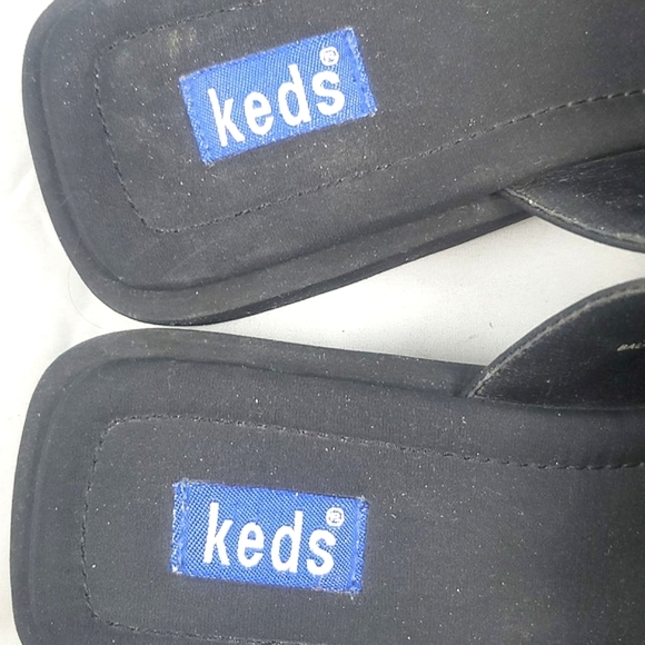 Vintage 90s Y2K Keds Black‎ Slide Sandal - Picture 7 of 8